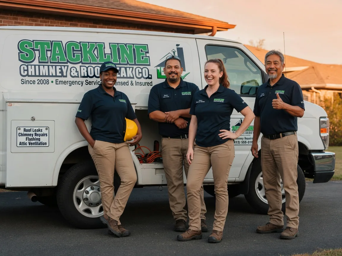 Chimney flashing repair company in Black Oak, AR